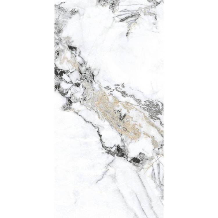 Керамогранит Basconi Home Bianco BHW-0035-6 Gold-6 Full Body Polished 60x120