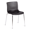 Стул Tetchair Skalberg (mod. C-084-A) 19258 Black (черный)/Chrome (хром) 46x56x79