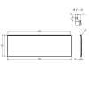 Экран AM.PM X-Joy W94A-165-070W-P фронтальный, белый, 165см фото 2