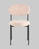 Набор из 4 стульев Stool Group Бриф DD AV 477-C05-K477NEW-9005-K X4 бежевый, велюр фото 3
