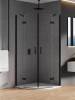 Душевое ограждение NEW TRENDY NEW MERANA BLACK 90x90x195 K-0536 (черный) фото 2