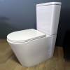 Унитаз-компакт Teymi Solli T40203 безободковый, с сиденьем микролифт, белый фото 7