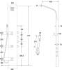 Душевая панель Cerutti Spa Bella CT9254 фото 3