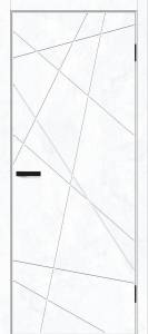 Межкомнатная дверь Глухая Mr. Wood Граффити-5.Д 153-1682 Полотоно Snow Art 2000х600