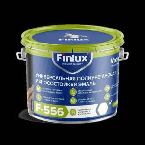 Полиуретановая ударопрочная эмаль Finlux F-556 Universal полуглянцевая белая 20 кг
