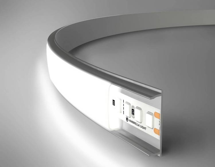Алюминиевый накладной профиль Ambrella light Illumination GP1600AL