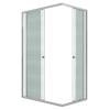 Душевой уголок Niagara Eco NG-1129-14QMT профиль хром матовый, стекло матовое, 120x90x190 фото 2