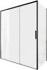 Душевой уголок Aquanet Pleasure Evo AE65-160x90-BT профиль черный, прозрачное стекло фото 3