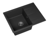 Мойка кухонная Misty Титан TIT-65х51-01 антрацит, 65x51 фото 3