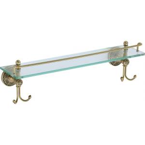 Полка прямая (стеклянная) 60 см Savol 58с S-005891C бронза