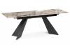 Стол Woodville Ливи 588023 patagonia bronze, черный 140(200)x80x78