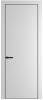 Межкомнатная дверь Profil Doors 1 PE полотно Крем Вайт, кромка алюминиевая с четырех сторон черная 600x2000