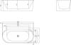 Акриловая ванна BelBagno BB409-1500-800 + смеситель фото 5