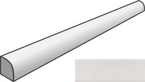Бордюр Equipe Vibe 28884 Jolly Gesso White Matt 1.2x20
