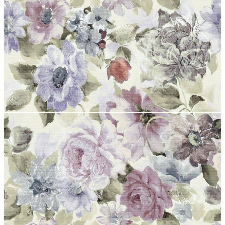 Декор Ape Ceramica Armonia Sensazione Malva/Lavanda (Из 2 Шт) 31x60