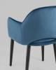Кресло Stool Group Венера MC16-2 KD HLR-63 велюр сине-зеленый фото 7