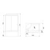 Душевая кабина Royal Bath RB 8100BP3-WC-CH с высоким поддоном, с сиденьем фото 5