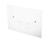 Кнопка смыва Boheme 647-MW ультраплоская, Matt White