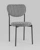 Набор из 4 стульев Stool Group Барбара BARBARA Houndstooth X4 черно-белый фото 2