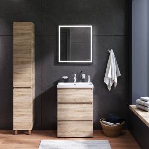 Комплект мебель для ванной AM.PM Gem S BK91GC