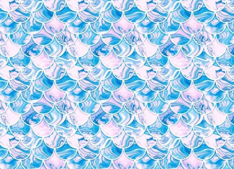 3D Фотообои Artegrafico «Лазурная мозаика» BL-046 акварель