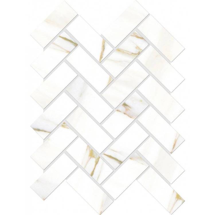 Мозаика Vallelunga Cava 6000886 Herringbone Satin Finish 24.5x31