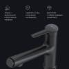 Смеситель для раковины AM.PM X-Joy F85B02922 с вытяжным изливом, черный фото 7