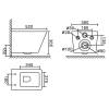 Комплект Belbagno Ardente-C BB3202CHR-MB/BB3202SC-MB/BB002-80/BB007-PR-NERO.M кнопка черная фото 13