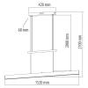 Подвесной светодиодный светильник De Markt Ральф 675013503 фото 7