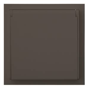 Розетка в сборе IP44 Rikett Standart 35946 CP капучино