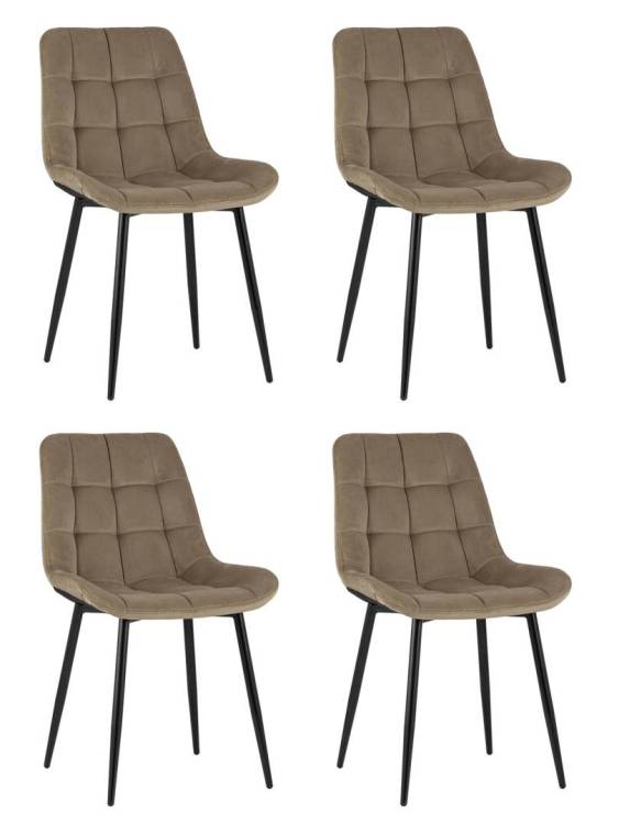 Набор из 4 стульев Stool Group Флекс AV 405-N07-08(P) X4 капучино