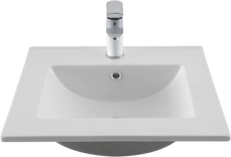 Раковина Aquanet Flat 50 330428 белый матовый, 51.5x41.5