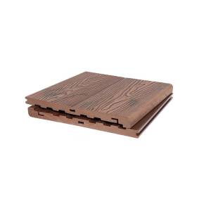 Ступень Polivan Group Singaraja 3D Wood Brushing Массив Светло-коричневый ДПК 2900x320x20