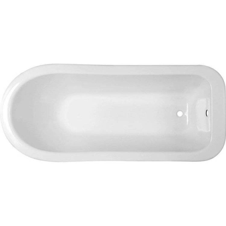 Ванна из искусственного камня Эстет Царская 170x70 с ножками хром