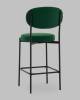 Стул полубарный Stool Group Бриф DD AV 477-C69-9005 (PP) зеленый, велюр фото 6