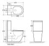 Унитаз-компакт CHARUS Torre Bianca CT700-131W Caravan микролифт, белый фото 4