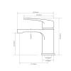 Смеситель для раковины Royce Lotus RCM-111701CR хром фото 6
