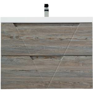 Тумба с раковиной Belbagno Vittoria VITTORIA-1000-2C-SO-PINO-P 100x45x57 Pino подвесная с двумя выкатными ящиками