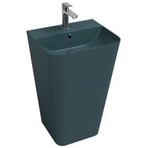 Раковина Isvea Sott'Aqua 10SQ37001SV-2P напольная, изумрудный матовый, 50x42