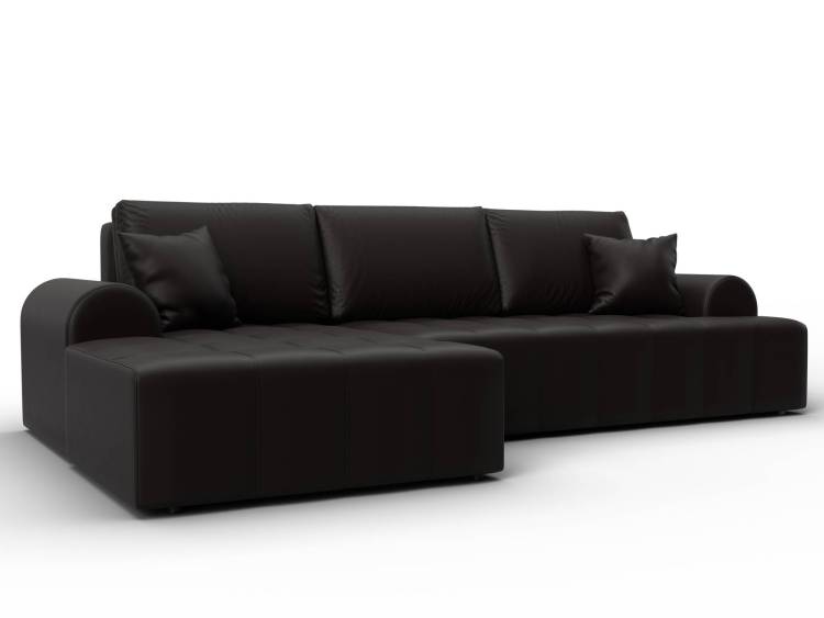 Диван угловой Лига Диванов Лига-080 134752L Коричневый