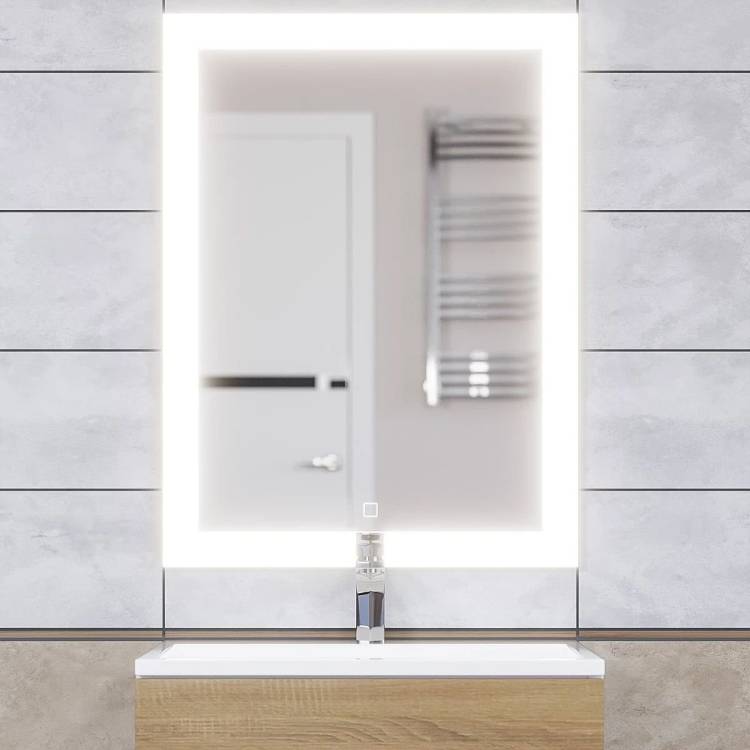 Зеркало Uperwood Barsa 2920205443 с подсветкой, сенсорный выключатель, антизапотевание, 60x80 см