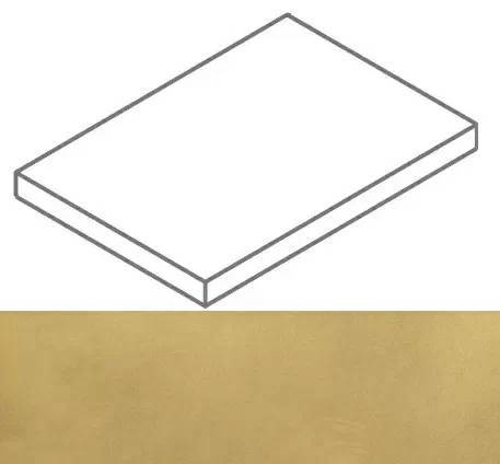 Ступень Italon Continuum 620070002364 Brass Gold Scalino Angolare SX 33x160