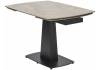 Стол Woodville Balde 593879 gloss amber jade solid ceramic/black 120(180)x85x76