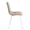 Стул Tetchair Chilly (mod. JSC-220) 24342 бежевый, белый, велюр фото 2
