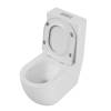 Унитаз-компакт Grossman Торнадо GR-4494SQ безободковый, сиденье микролифт, белый фото 3