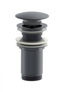 Донный клапан для раковины Wonzon & Woghand WW-88SS09-BGM темный графит