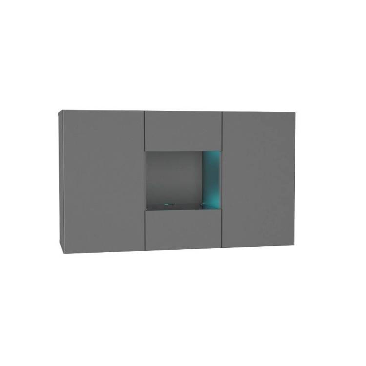 Комод НК-Мебель Point тип-1.2 00-00162868 серый графит