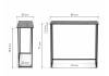 Журнальный стол Woodville Феот 587515 дуб рошелье 80x30x77 фото 2
