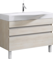 Тумба для комплекта Aqwella 5 stars Бергамо 100 напольная, акация