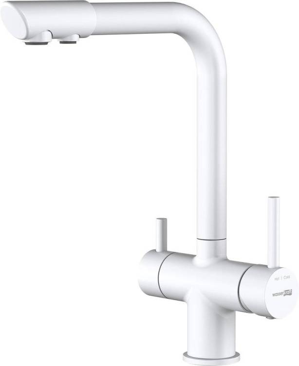 Смеситель для кухни Wasserkraft A8357 белый матовый